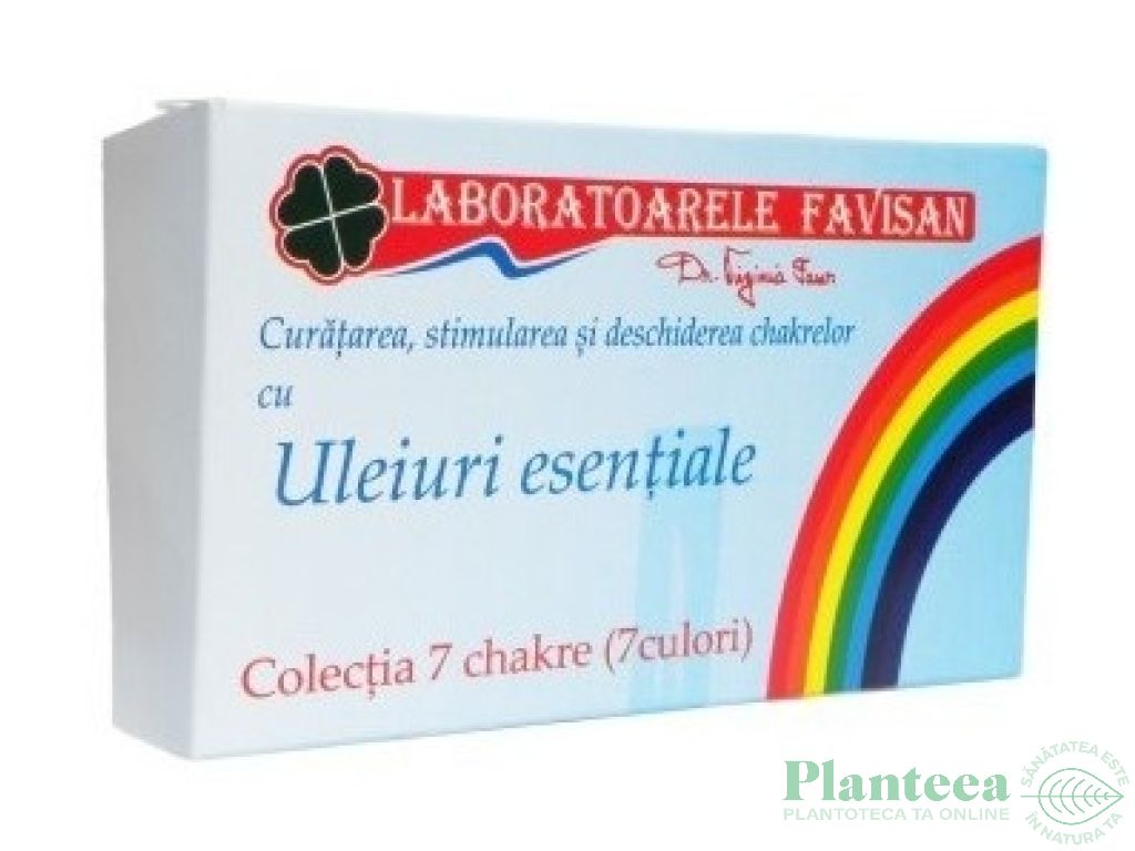 Colectie uleiuri esentiale 7 chakre 35ml - FAVISAN
