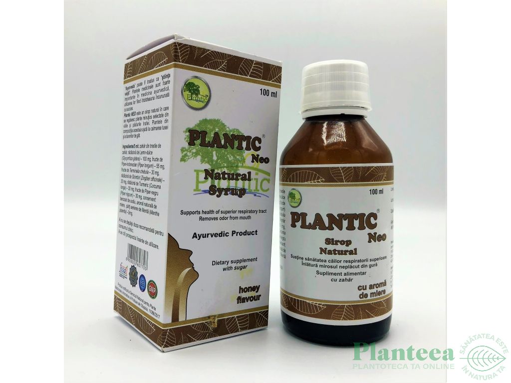 Sirop tuse dureri gat miere Neo 100ml - PLANTIC