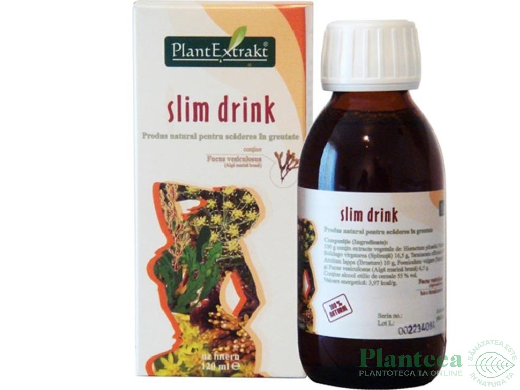 Tinctura Slim drink 120ml - PLANTEXTRAKT