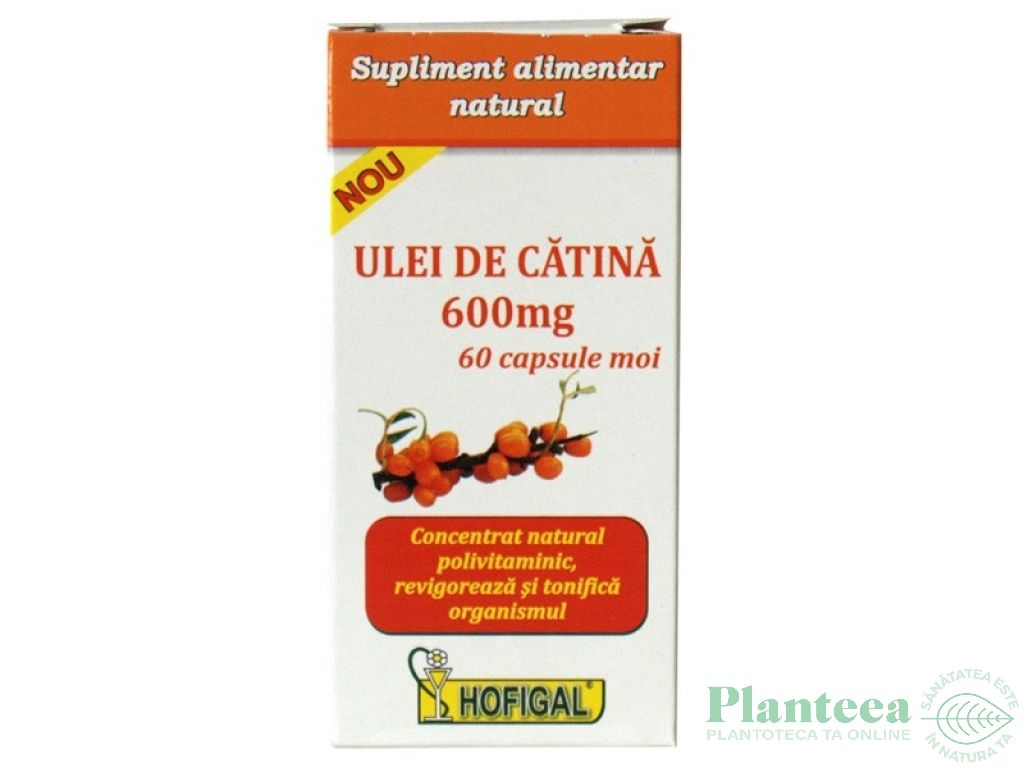 Ulei catina 600mg 60cps - HOFIGAL