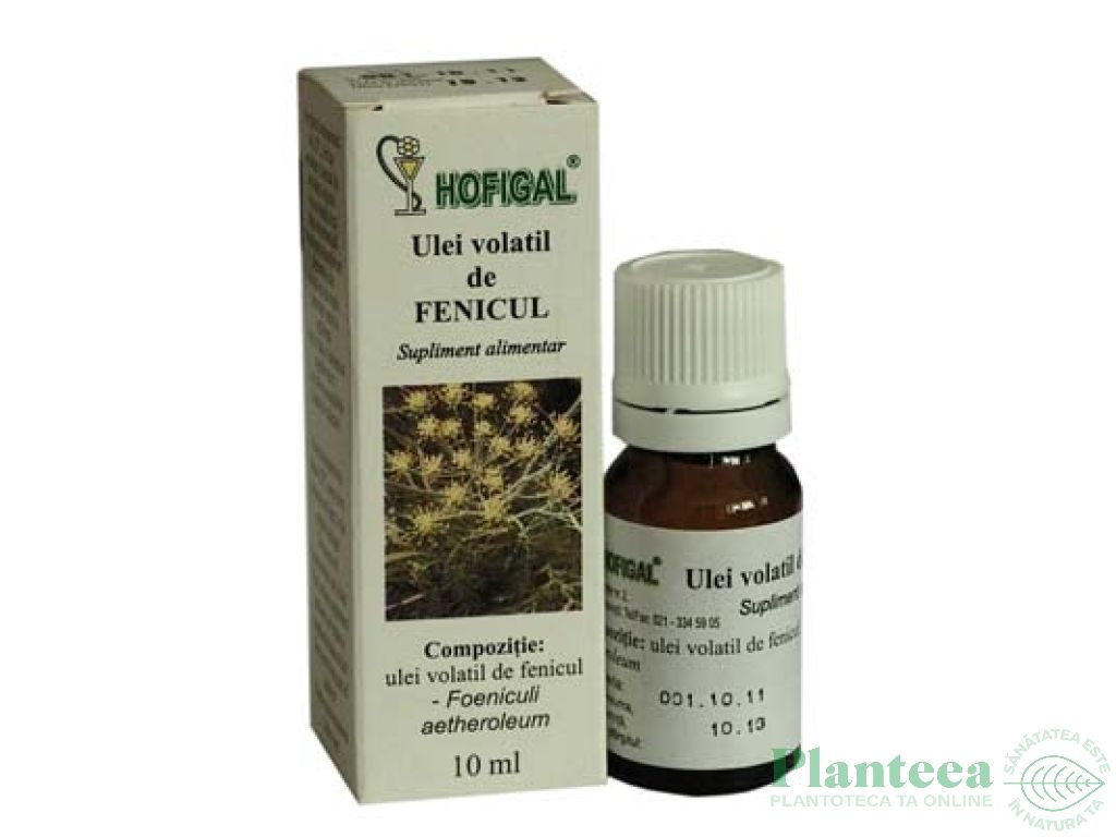 Ulei esential fenicul 10ml - HOFIGAL