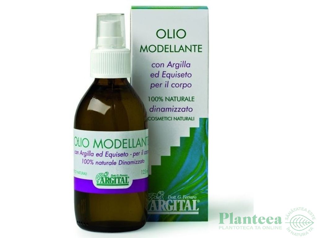 Ulei corp fermitate argila 125ml - ARGITAL