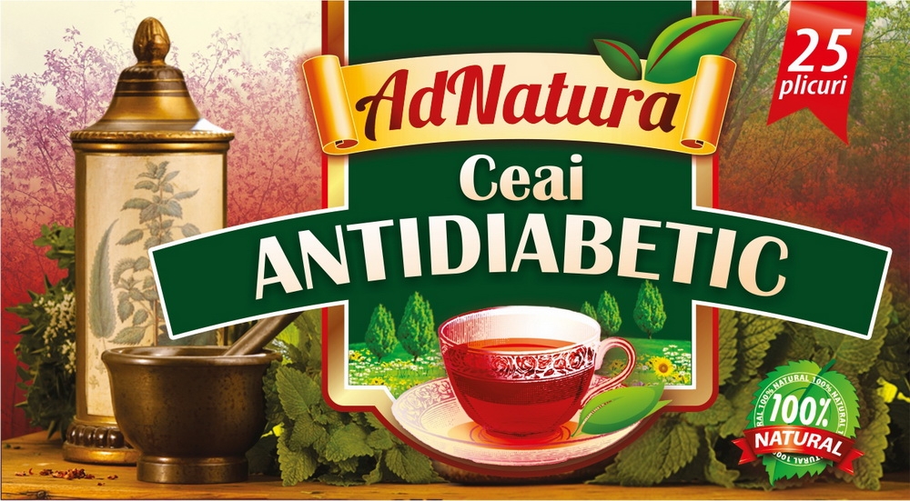 Ceai antidiabetic 20dz - ADNATURA