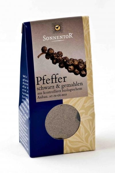 Condiment piper negru macinat eco 35g - SONNENTOR
