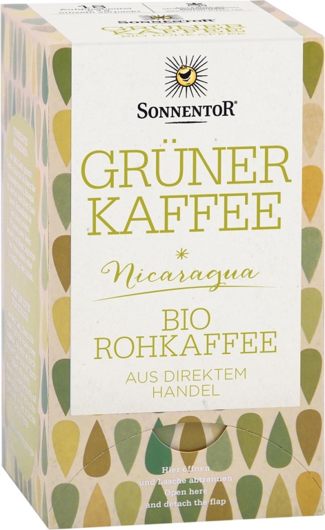 Cafea verde macinata eco 18plx3g - SONNENTOR
