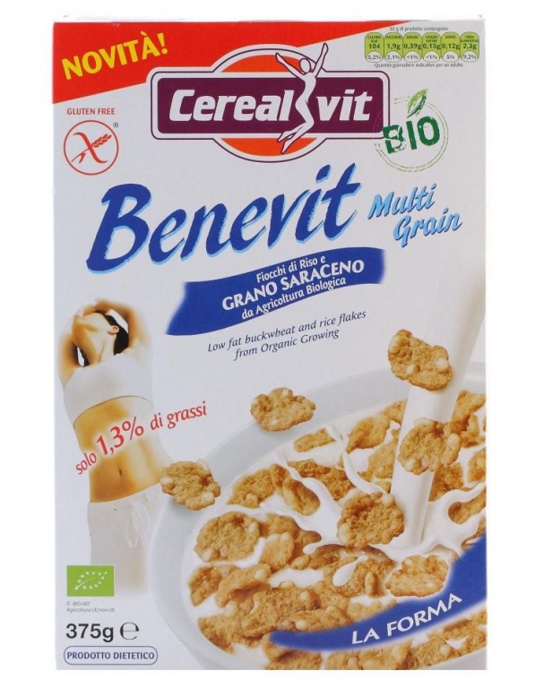Fulgi hrisca orez Benevit eco 375g - CEREALVIT