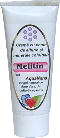Crema minerale coloidale venin albine Melitin 75ml - AQUA NANO