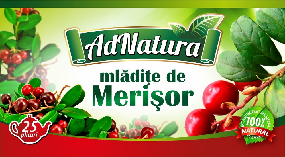 Ceai merisor mladite 20dz - ADNATURA