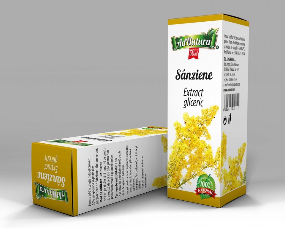 Extract hidrogliceric sanziene 50ml - ADNATURA