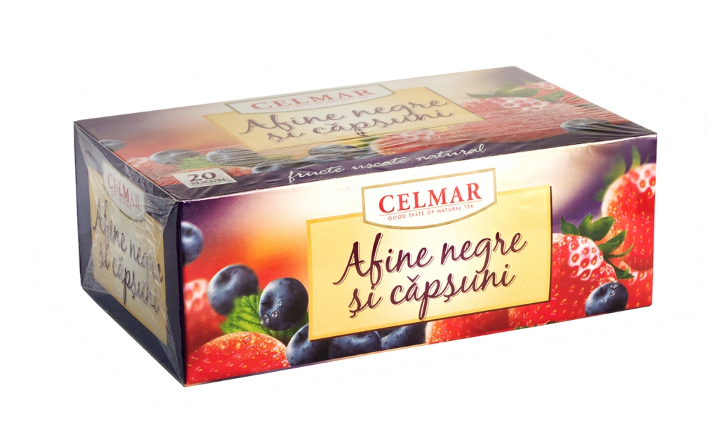 Ceai cu afine negre capsuni 20dz - CELMAR
