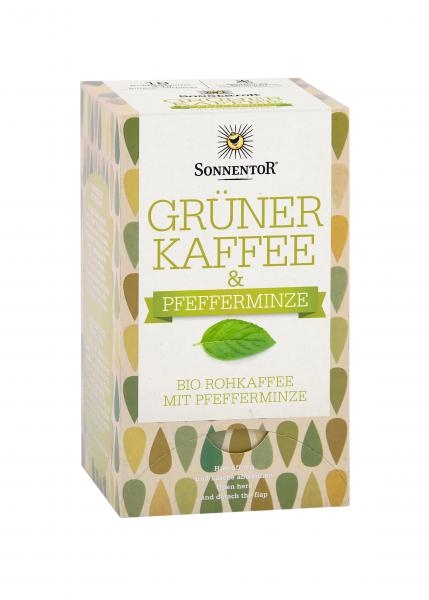 Cafea verde macinata cu menta eco 18plx3g - SONNENTOR