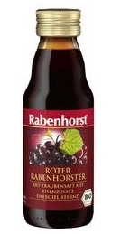 Suc struguri rosii gluconat feros eco 125ml - RABENHORST