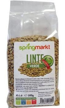 Linte verde boabe 500g - SPRINGMARKT
