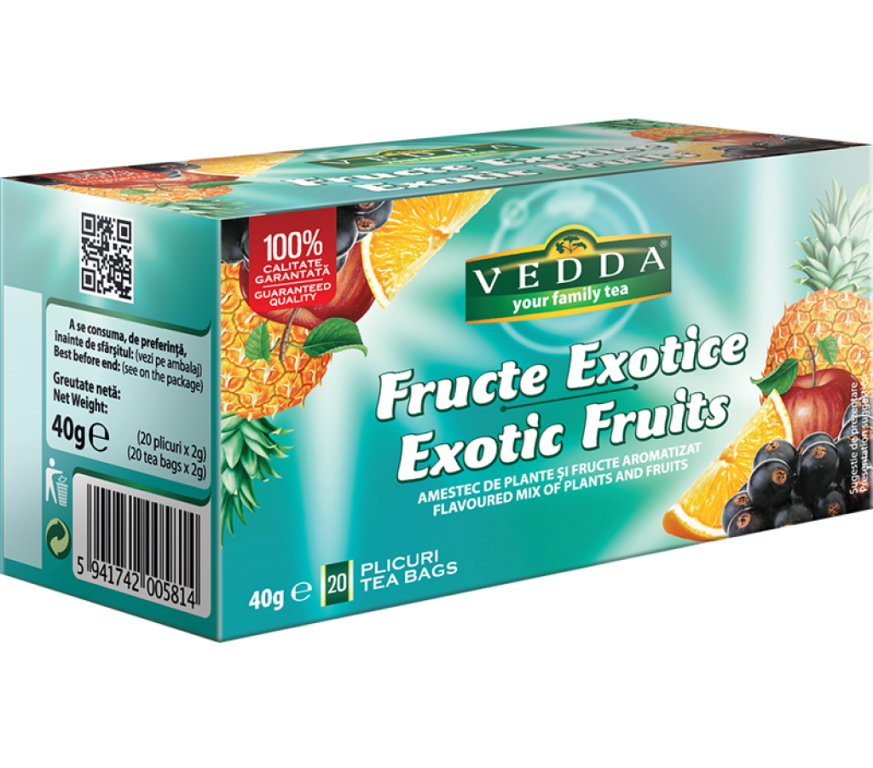 Ceai fructe exotice 20dz - VEDDA