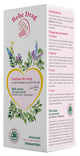 Lotiune corp Bebe Drag 250ml - VIVA NATURA
